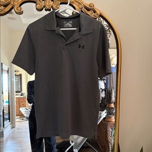 Under Armour Men's Dark Gray Polo Shirt